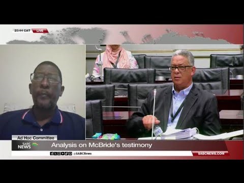 Unpacking Robert McBride's testimony with Prof. Mpho Matlala.
