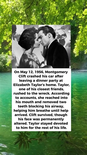 Elizabeth Taylor Ran Toward the Wreck When Montgomery Clift Crashed #hollywood #story