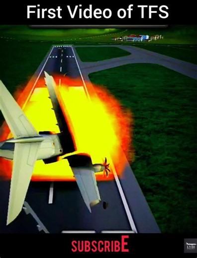 Tpfs 1st Video #aviation #crash #tpfs #tfs #tfsgaming #gaming #rfs #crashlanding #jetworld