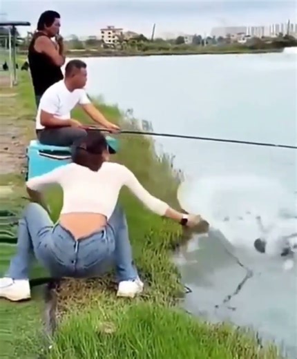 Fishing process with an iron chain