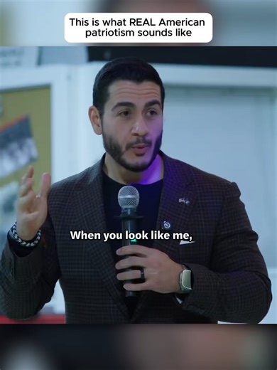 Abdul says he loves America because of what it did for him and he wants that promise for everyone. This the kind of voice Michigan needs in the Senate! #abdulelsayed #fyp #michigan ##patriotism