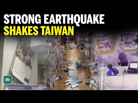 Live: 6.1 Magnitude Earthquake Rocks Taiwan | CCTV Captures Shocking Moment