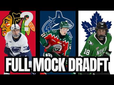 2026 NHL FULL 1ST ROUND MOCK DRAFT