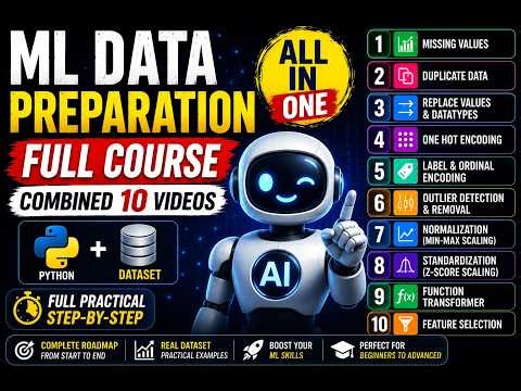 Data Preprocessing for Machine Learning (Full Course with Python) | AIML Course