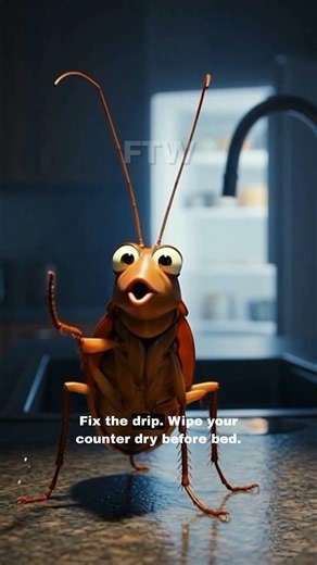 pov: the cockroach in your kitchen could talk 🪳