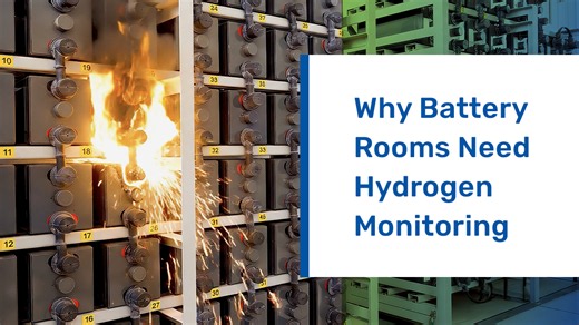Why Battery Rooms Need Hydrogen Monitoring — Risks, Codes, and Sensors Explained - H2scan