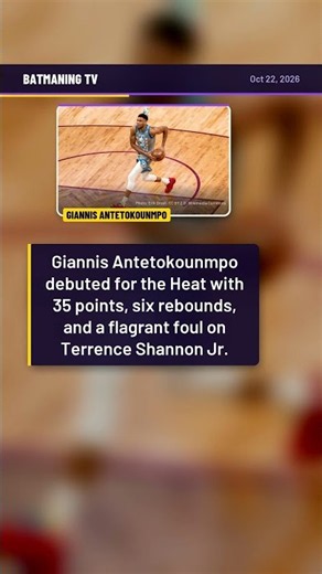 NBA season opener: Edwards 45, Timberwolves beat Heat 131-106