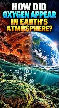 HOW DID OXYGEN APPEAR IN EARTH’S ATMOSPHERE? #Science #Earth #Oxygen