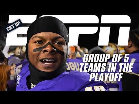 Future of Group of 5 teams in the College Football Playoff ➡️ Do they belong? | Get Up