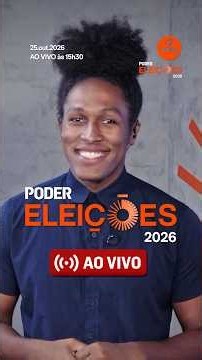 🗳️ Poder Eleições 2026 – Acompanhe a Live de apuração do 2º turno!