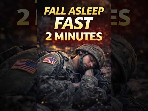Fall Asleep in 2 Minutes? Military Sleep Method (1 Hour Deep Sleep Audio)