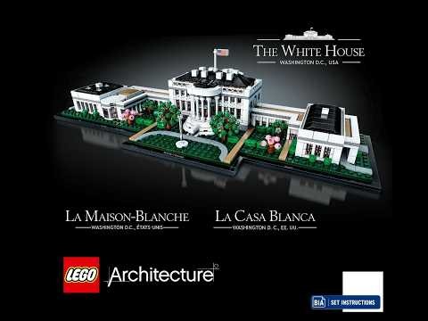 LEGO 21054 The White House – Building Instructions | Architecture (2020)