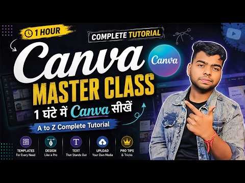 Learn Canva from Scratch in 1 Hour | Complete Canva Course | Beginner to Advanced | Skillgroww
