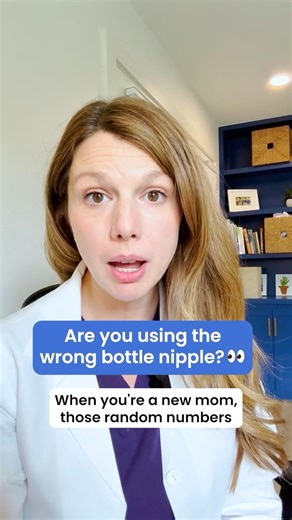 Are you using the wrong bottle nipple?