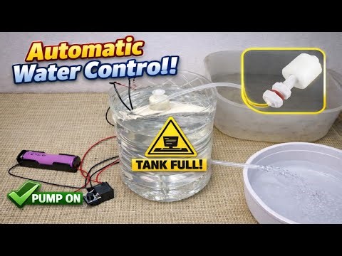 Automatic Water Pump Control | Tank Full Auto Motor OFF System