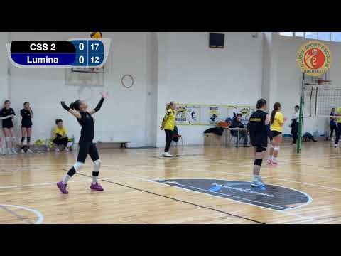 4K / Volei feminin U17 / Meci amical / CSS 2 - Lumina 3-1 / Set 1 / 31.01.2026