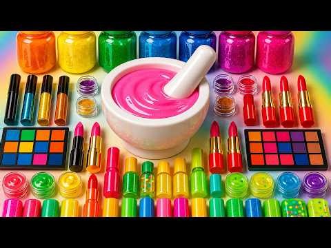 🔴LIVE | Satisfying Slime ASMR DIY How To Make Clear Slime Mixing Makeup Glitters Lipstick Squishy
