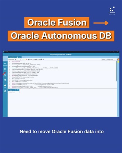 #oraclefusion #datawarehouse #oracledatabase #etl #oracleerp #sqldevelopment #dataintegration #oracledev | DataFusing