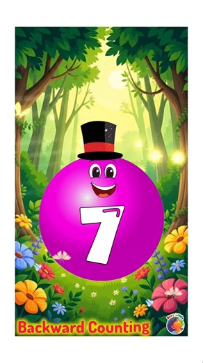 Backward counting fun song for kids #staylittlechannel #learning #kidslearning #numbers
