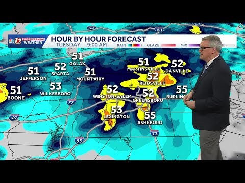 Leftover Midwest storms bring early rain chance to the Triad Tuesday | Severe storm risk Wednesday