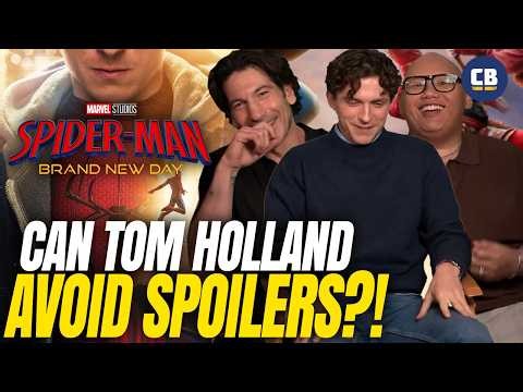 Can Tom Holland AVOID SPOILERS In Our Spider-Man: Brand New Day Interview?!
