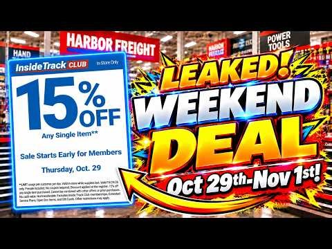🚨Harbor Freight's CRAZY 15% OFF Weekend Deal LEAKED EARLY! Don't Shop UNTIL You See THIS!