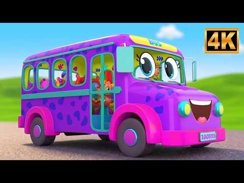 Wheels on the Bus Song | Preschool Learning Video + Fun Kids Animation