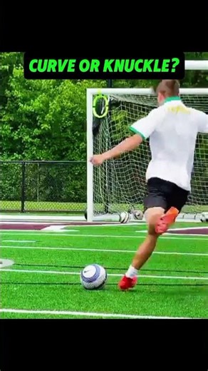 CURVE or knuckle #football #edit #shorts #trending