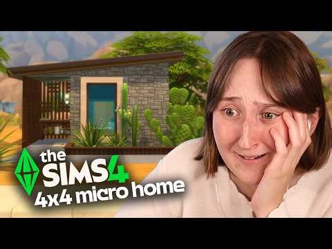 Building a 4x4 MICRO HOME in The Sims 4! (Streamed 7/9/26)