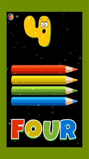 spelling of four || f-o-u-r #learning #kidslearning #spelling