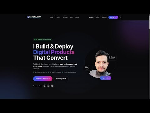 🚀 My Portfolio Upgrade: 50+ Projects, Full-Stack Mastery & DevOps Infrastructure.