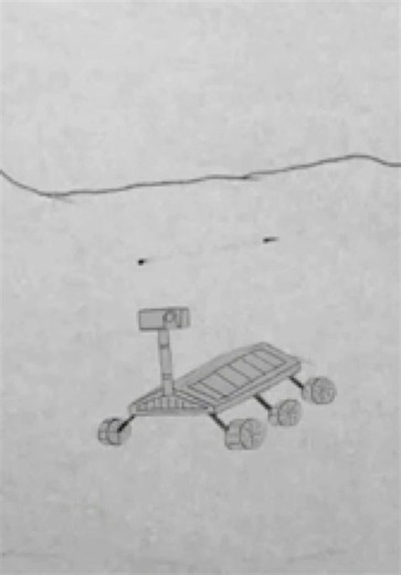 mars rover happy birthday animation — 'Happy birthday to me'