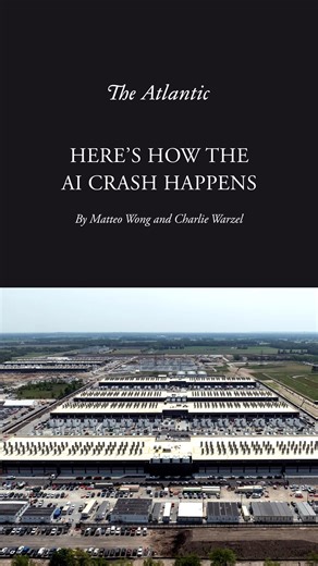 Tech companies are pouring money into AI, and they’re not making it back. Matteo Wong and Charlie Warzel on how everything could come crashing down: | The Atlantic