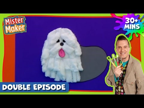 Mister Maker Comes To Town 🎨 Season 2, Episode 11-12 | DOUBLE FULL EPISODE - Arts & Crafts