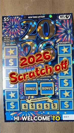 January scratch off 2026 #lottery #prize #winner #newyear #lotto #cash