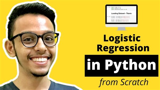Build logistic regression in Python from scratch easily