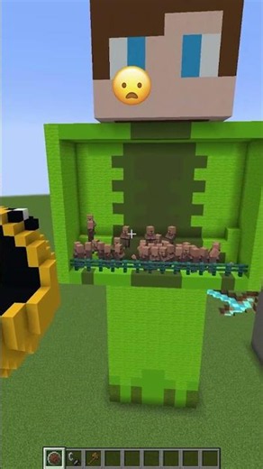 Past Restorer Mod vs Filling Pitholes Emoji Reaction #shorts #minecraft #meme