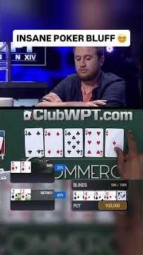 CRAZIEST BLUFF... But Will It Work?! 😰 #poker #casino #pokerhands
