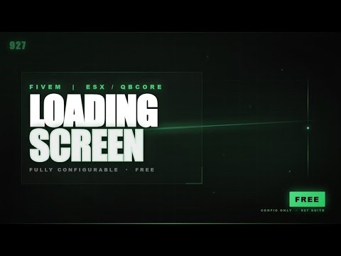 927 Loading Screen | First Impressions Start Here | FiveM ESX QBCore QBox
