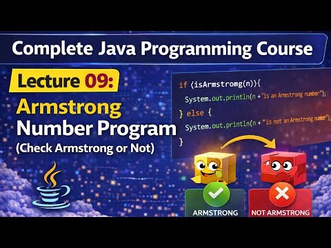 Lec-09 | Complete Java Programming Course for Beginners | Full Java Course Tutorial | Core Java