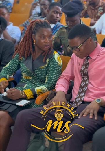 The Arrival of the first Oguaa Hall President,with her ADR at the UCC SRC General Assembly happening at the Main Auditorium #mrshowbiz #ghana #universityofcapecoast #fyp