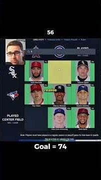 CAN WE GET EXACTLY 74 RARITY? MLB Immaculate Grid Opening Day #mlb