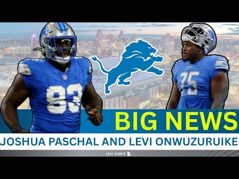 Lions News: Joshua Paschal & Levi Onwuzuruike Under Contract For 2026