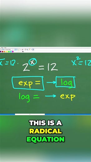 Master Exponential Equations with Logarithms Easily! #math #maths #algebra #education