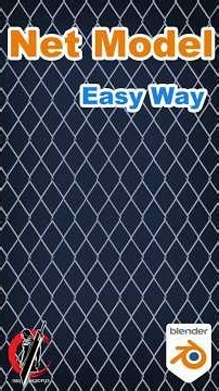 Net Model in Blender (Easy Way)