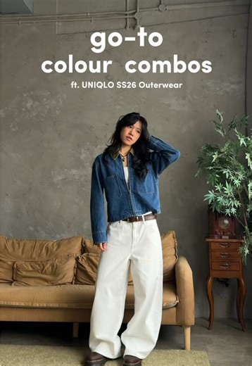 colour combos to try with the new @UNIQLO Singapore SS26 zip up jackets~ which one’s your fav? 🤎 #UniqloSG #UniqloJacket #outfitinspo #colourcombos #outfitideas