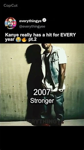 🔥😮 Kanye really has a Hit for every Year pt 2