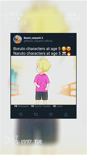 boruto characters at age 5 🥰😍 vs Naruto characters at age 5 🔥☠️ || Naruto edit funk do surprise