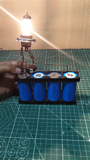 DIY Touch On/Off Switch Using IRF3205 MOSFET & 12V LiFePO4 Battery #Shorts #DIY #Electronics