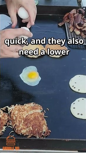 Griddle Tip: Cook What Takes the Longest First #blackstonegriddles #griddlecooking